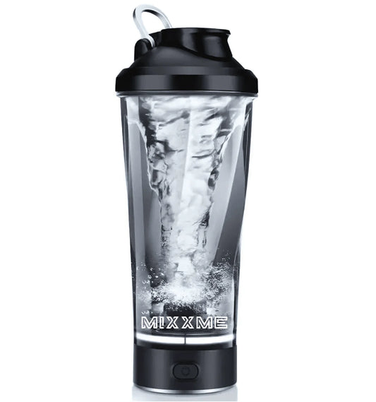 Black Premium Electric Protein Mixer Bottle 24 Oz Portable Mixer Cup Protein Shaker Bottle